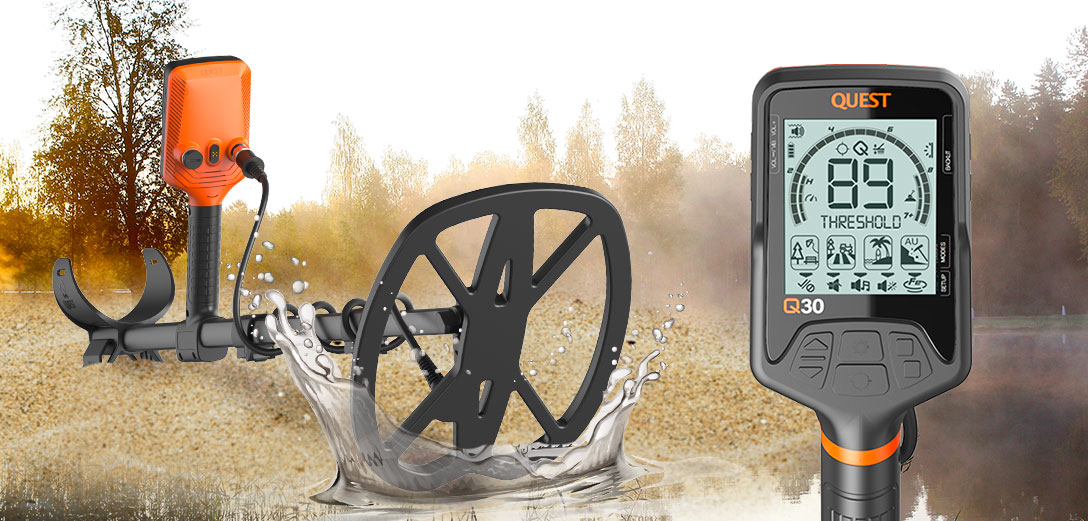 Detector de metales QUEST Q30 Demostración